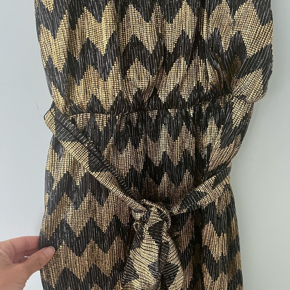 GUESS Culver Chevron Dress | Size 0 - Picture 2 of 7